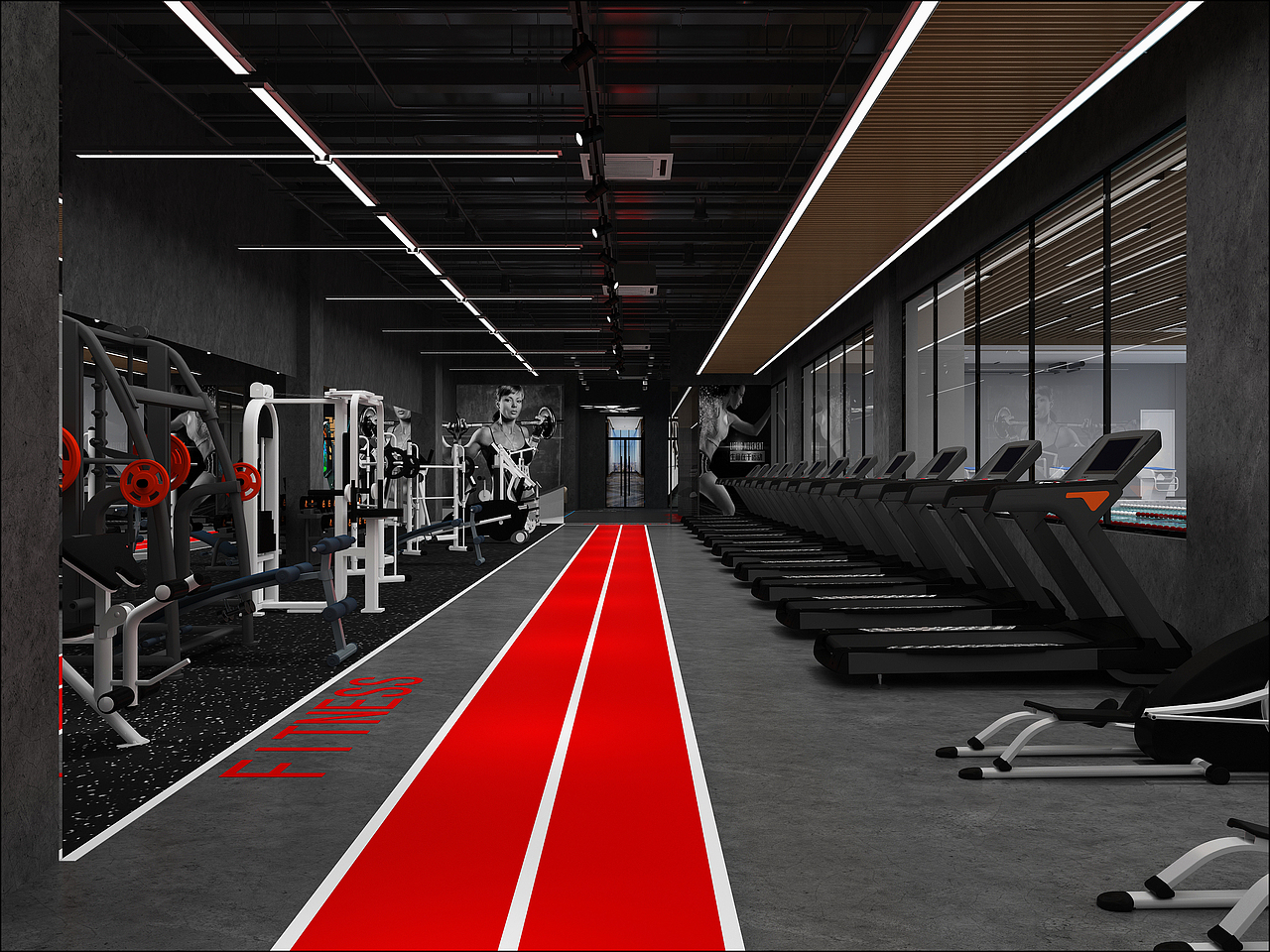 健身房效果图