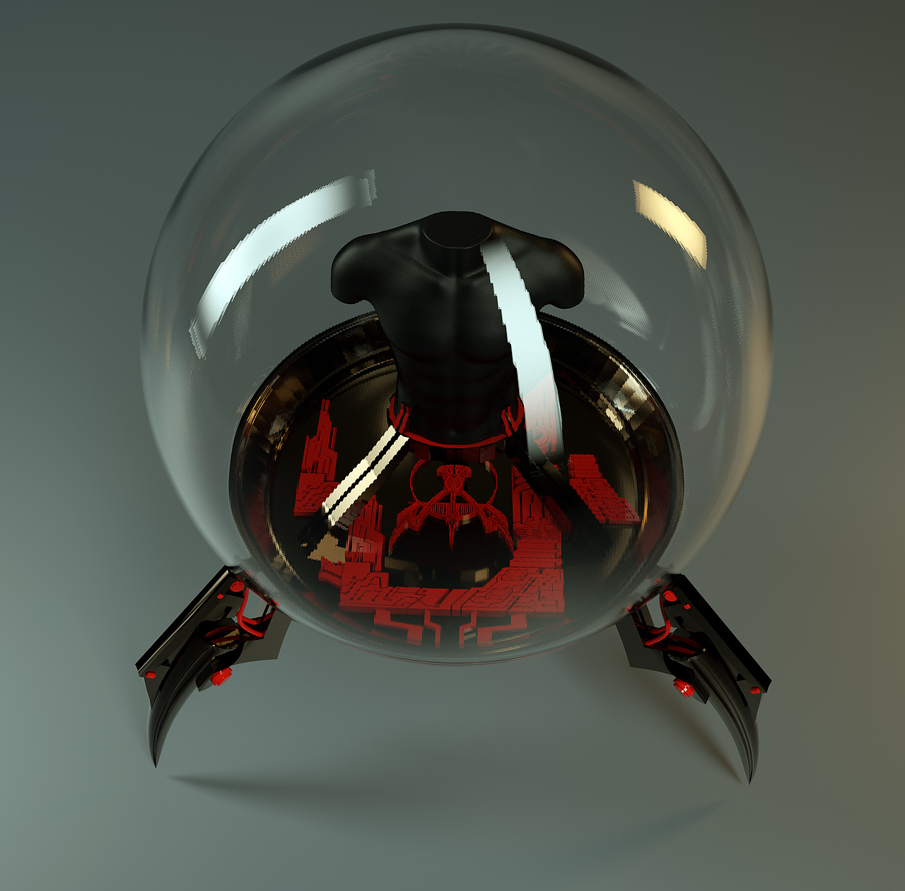 《骇客入侵》hacker attacks/娃衣展示/异形展示盒|工业/产品|玩具