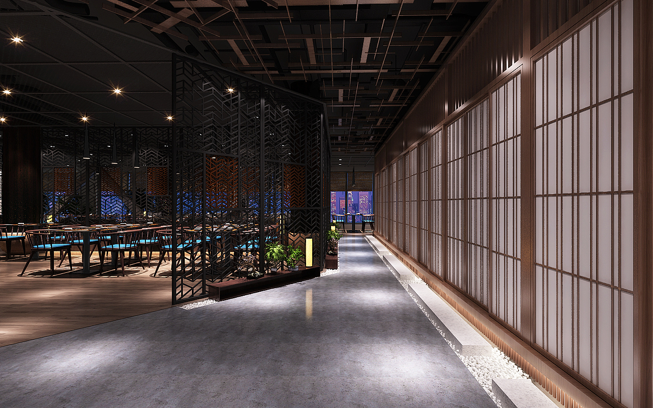 餐厅酒店效果图作品