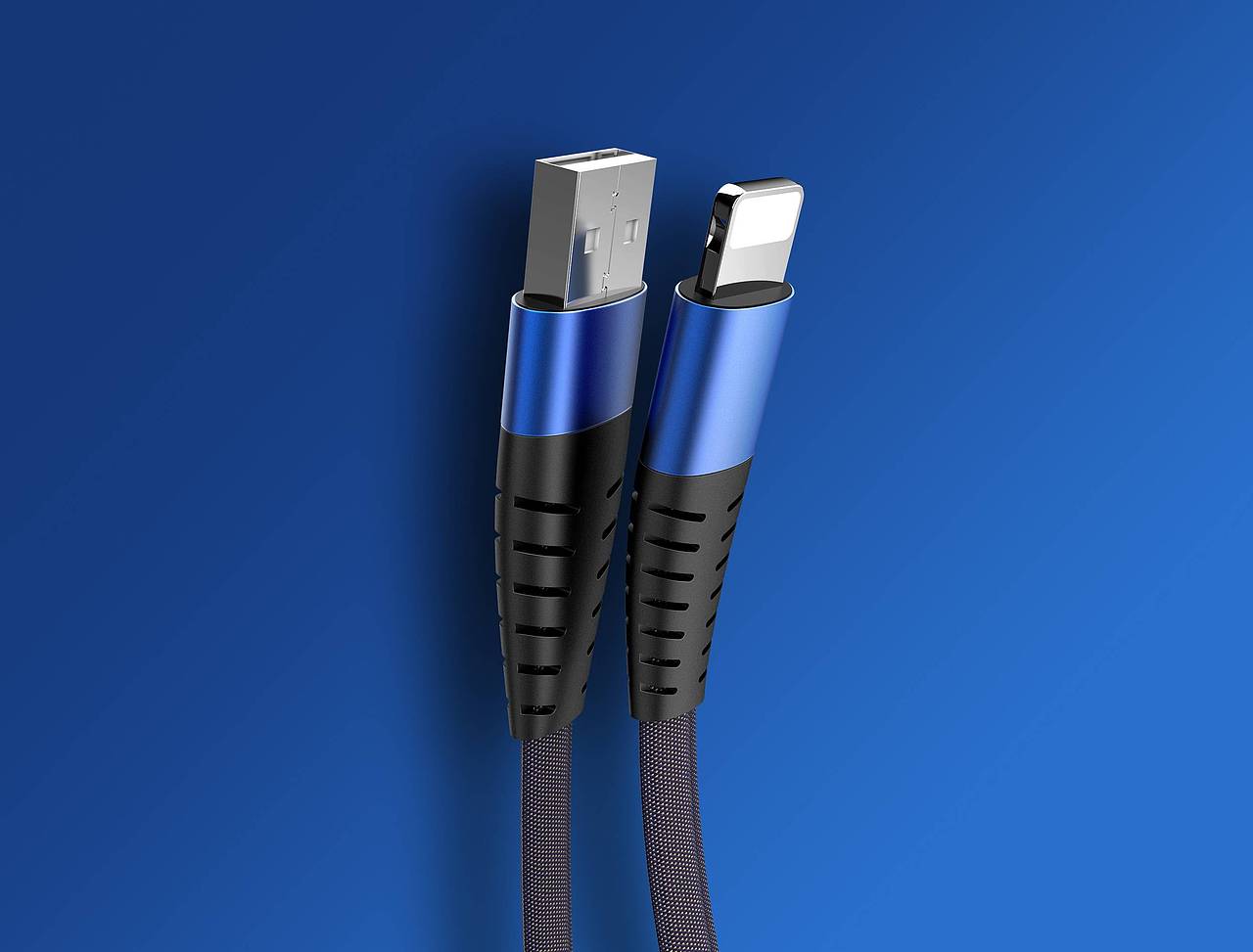 数据线，小风扇，渲染