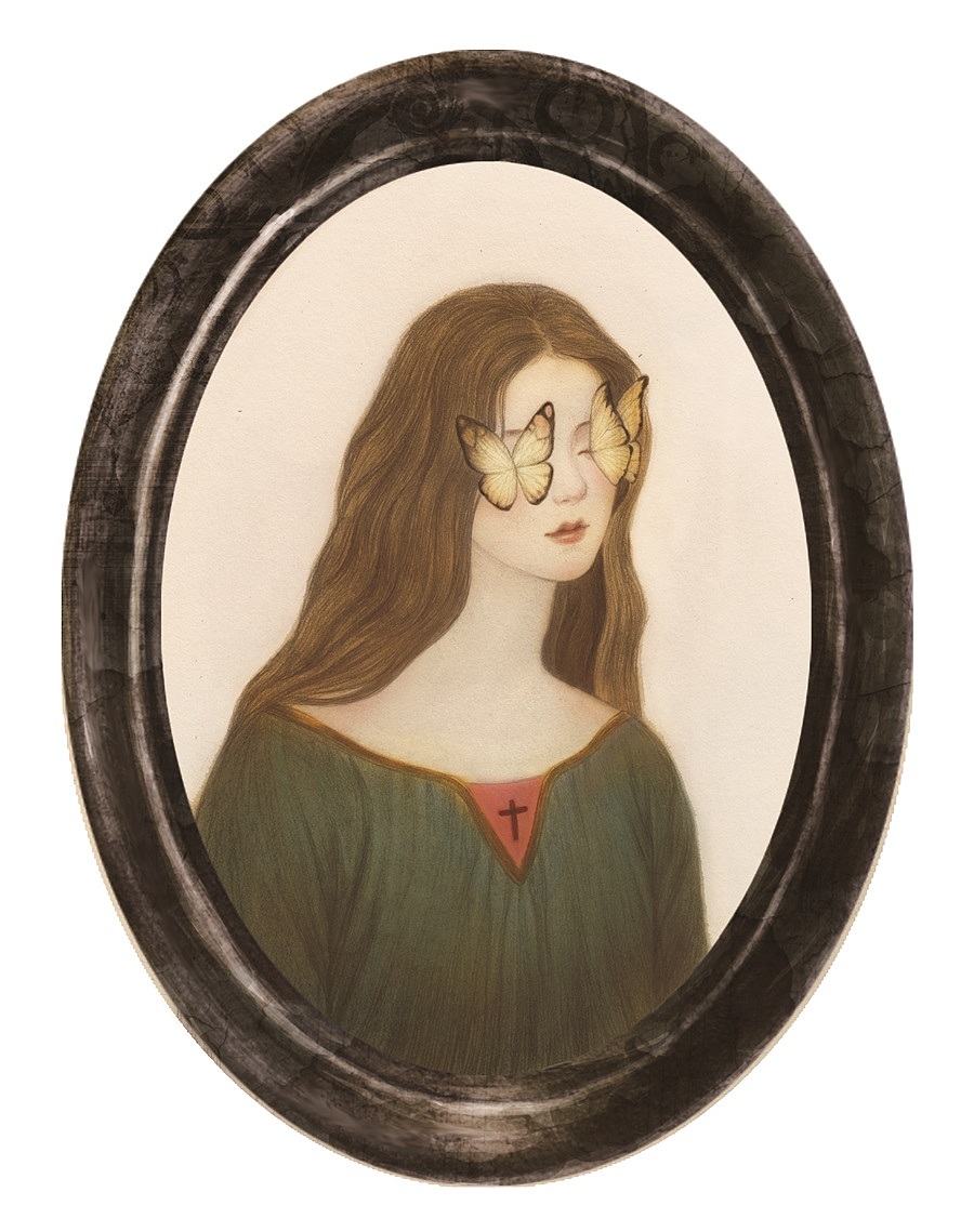 “梦中的蝴蝶，你就象我的心灵，宛似忧郁轻轻”