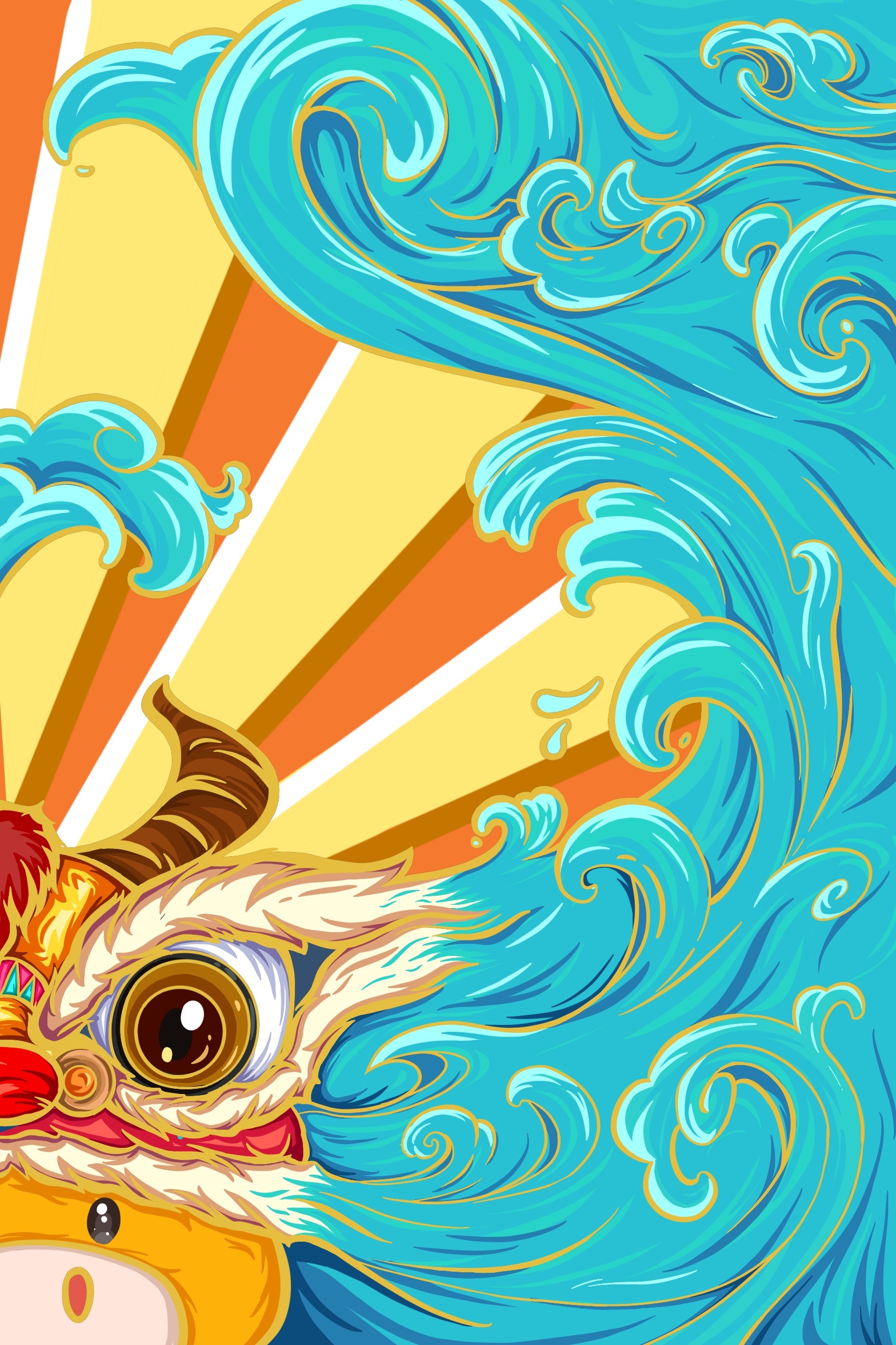 【插画】国潮风