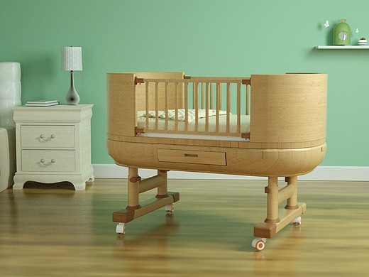 多阶段婴儿床设计