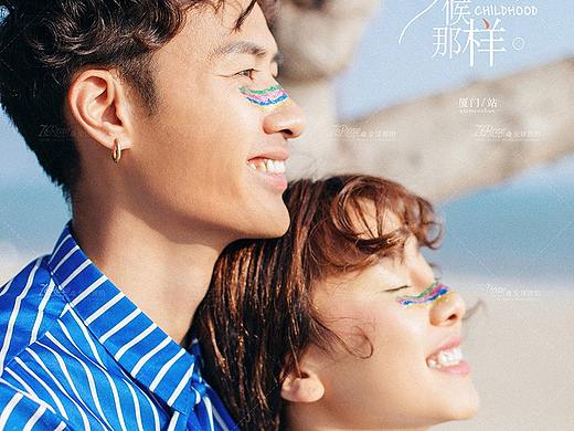厦门旅拍婚纱照七彩玫瑰全球旅拍厦门站