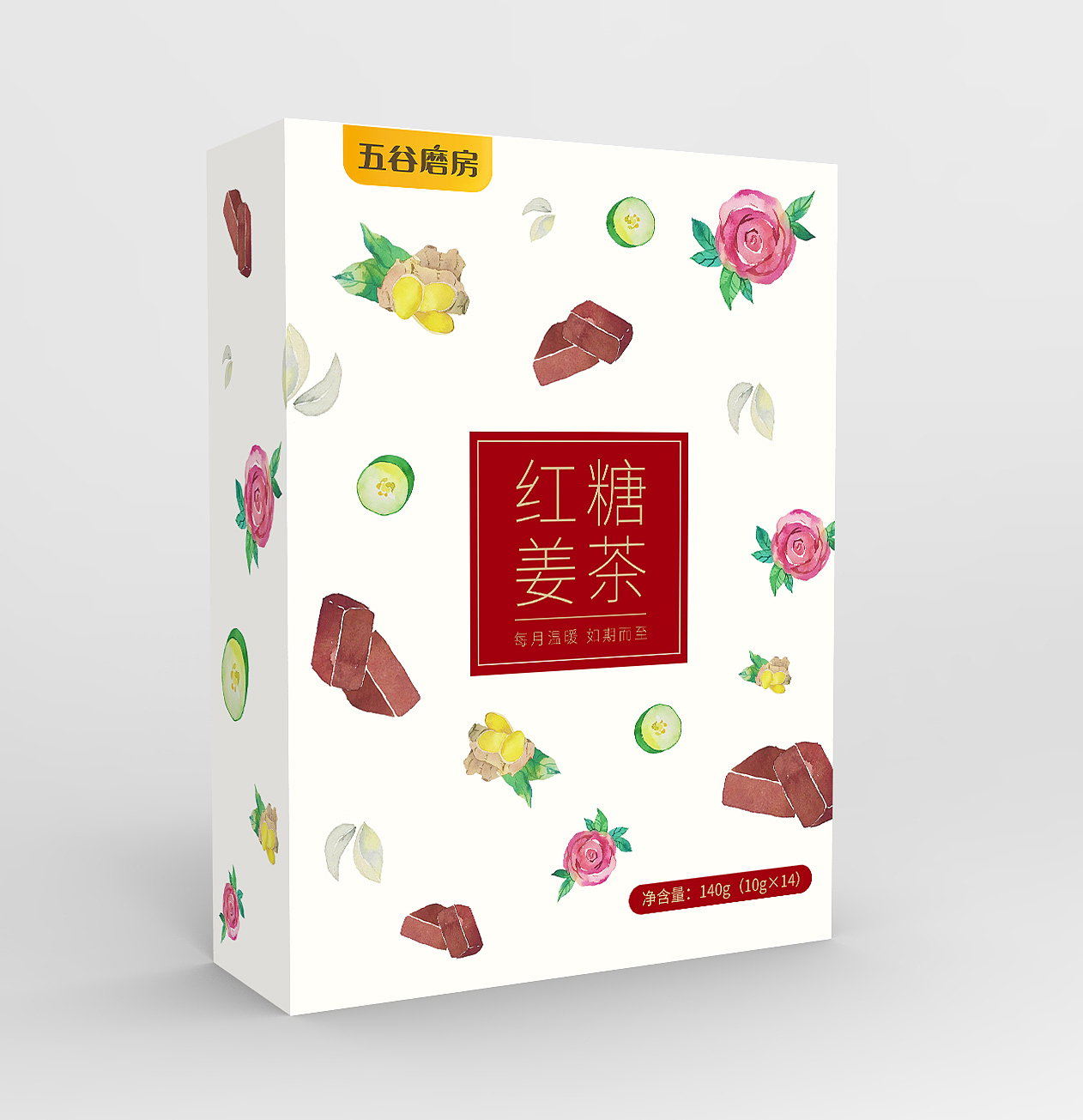 五谷磨房 红糖姜茶包装