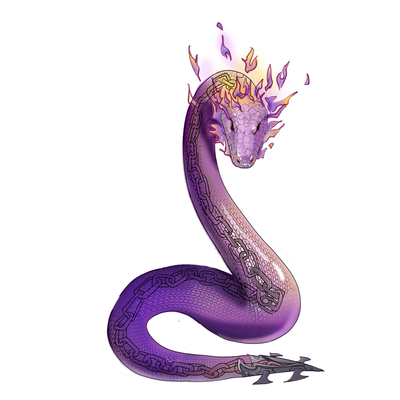 八岐大蛇皮肤《大狱邪神》(图ZMTg3MDUxNjU2) - 商业插画 - 站酷设计师李壹南原创素材 - 站酷ZCOOL