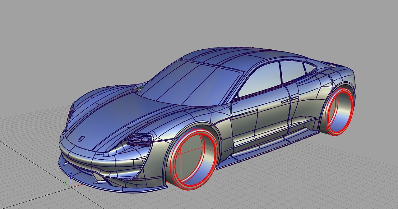 Porsche-Mission-E纯效果图Alias建模教程（图ZOTM3OTYyMjA=） - 机械/交通 - 站酷设计师Adleyou原创素材 - 站酷ZCOOL