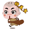 第四套表情设计“戒萌小和尚”