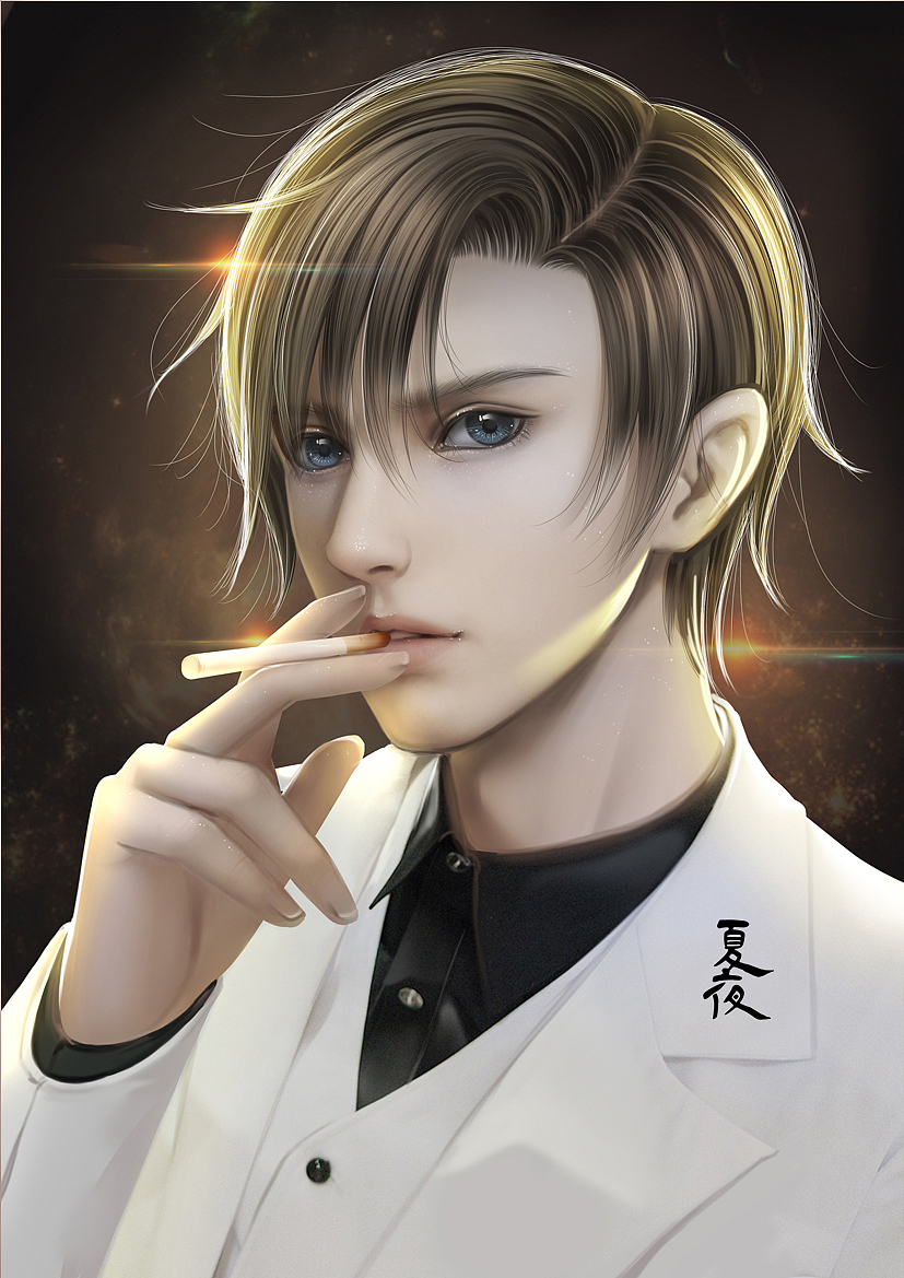 头像习作（图ZODQxNjMzMjg=） - 商业插画 - 站酷设计师画画的夏夜原创素材 - 站酷ZCOOL