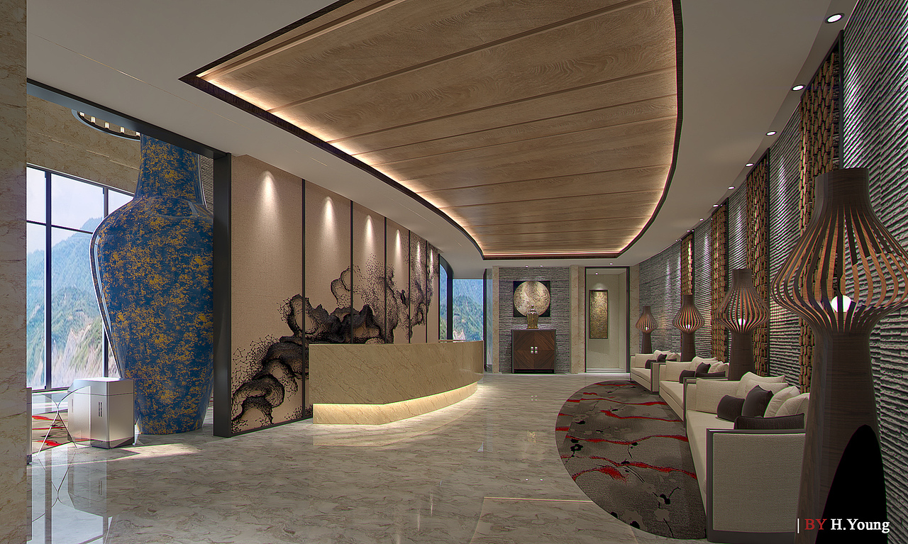 温泉会所 | 效果图方案