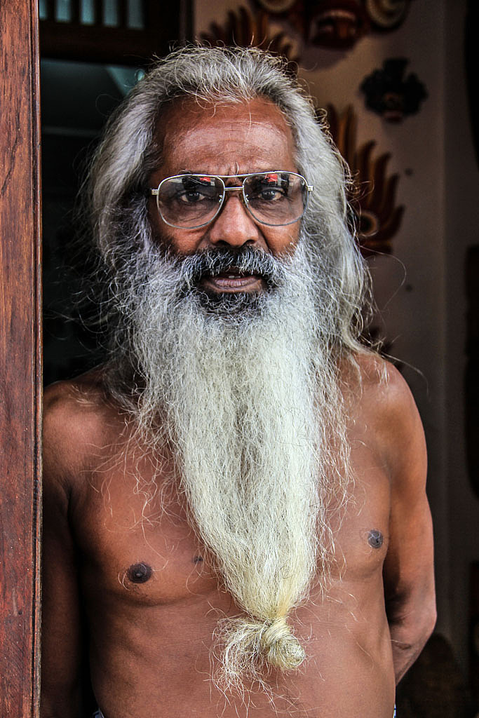 斯里兰卡/加勒/很有个性的老头