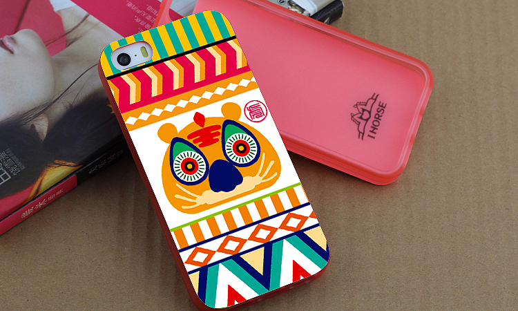 十二生肖插画——传统与现代相融合(手机壳图案设计)