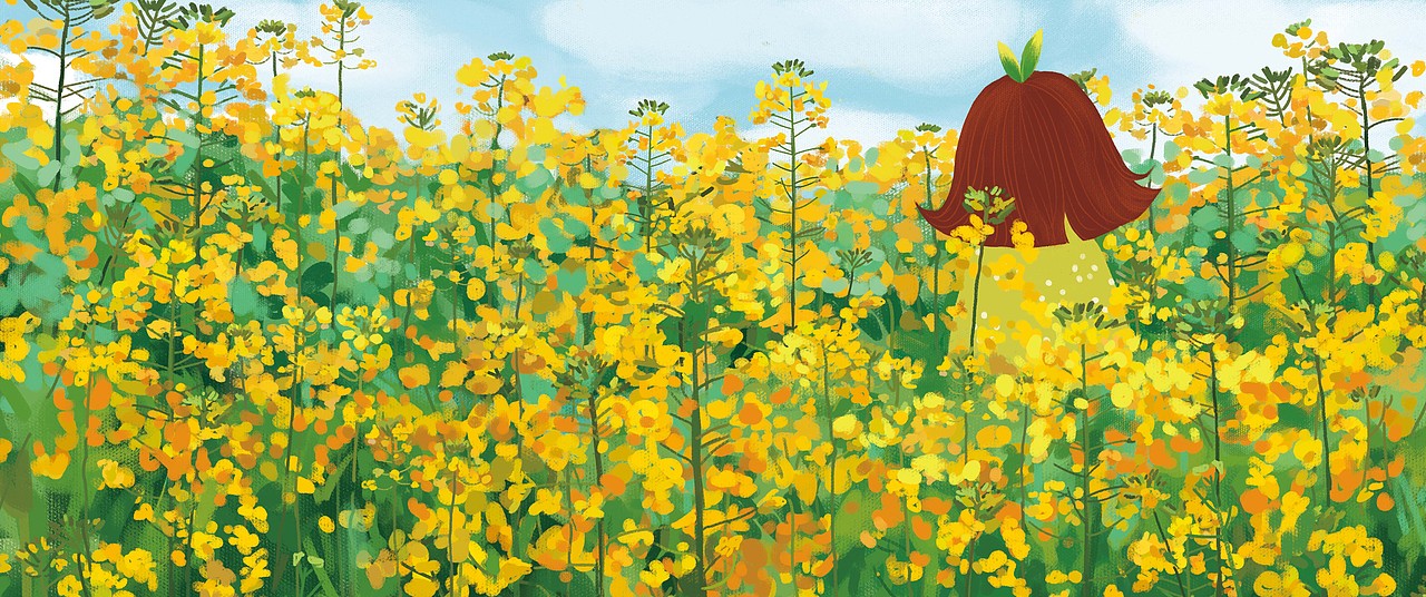绘本《这是谁的花》(图ZODg0OTE1ODg=) - 儿童插画 - 站酷设计师言覃星祺原创素材 - 站酷ZCOOL