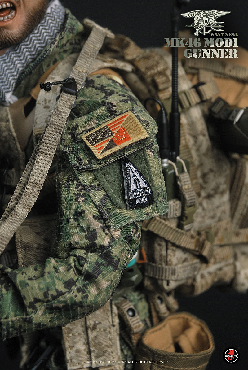 SoldierStory 美国海军海豹突击队 MK46 MOD1机鎗手（图ZMTExMDIwMTgw） - 手办/模玩 - 站酷设计师SoldierStory原创素材 - 站酷ZCOOL