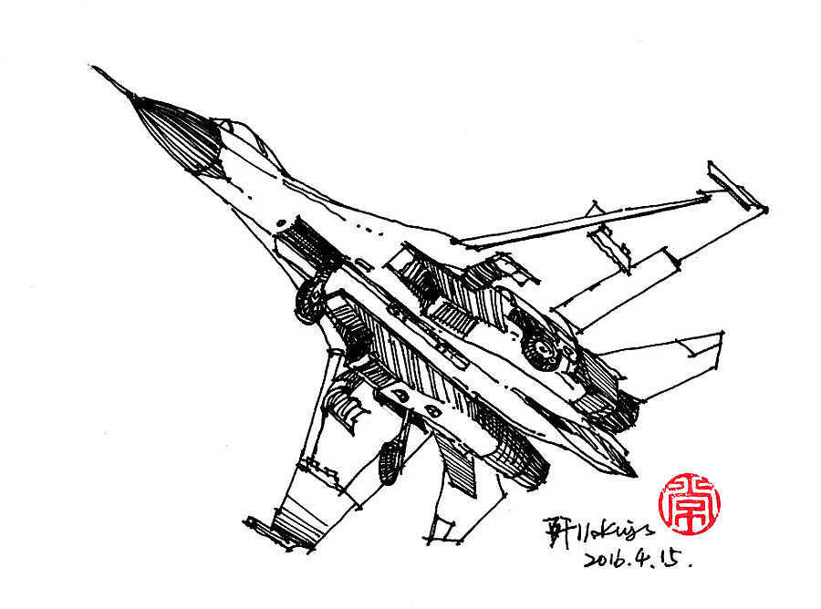 绘车丨2015阅兵式之飞机