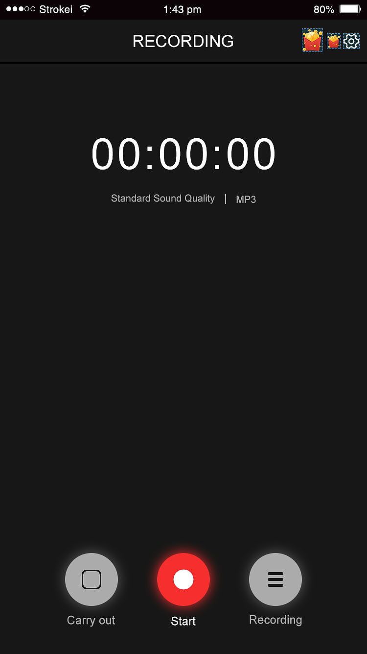 Recording-ios（圖ZMjAxMDQ3MDMy） - APP界面 - 站酷設(shè)計師玉龍鏡夢原創(chuàng)素材 - 站酷ZCOOL