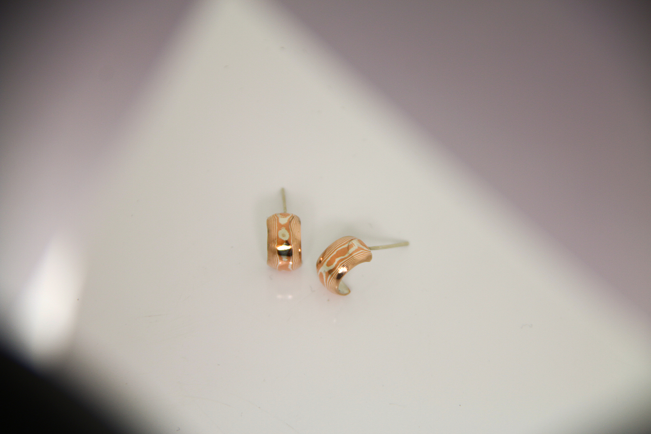木纹金耳环（图ZMTIwMjcxMjcy） - 首饰设计 - 站酷设计师小野莉害原创素材 - 站酷ZCOOL