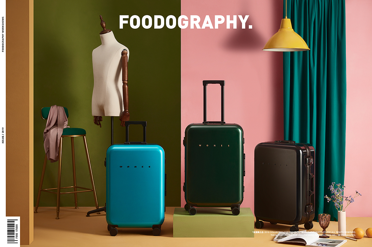 电商摄影 | wones行李箱 ✖ foodography
