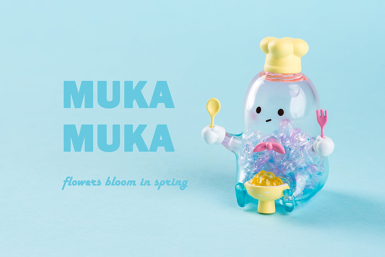 SIMONTOYS MUKAMUKA隐形透明春暖花开盲盒摆件