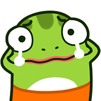 呆呆小熊的蛙哈哈表情