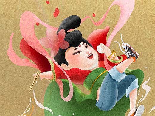 大唐小吃货概念海报