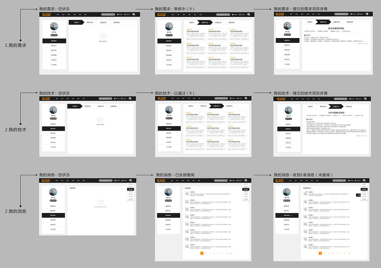 网页设计-众包平台网页设计
