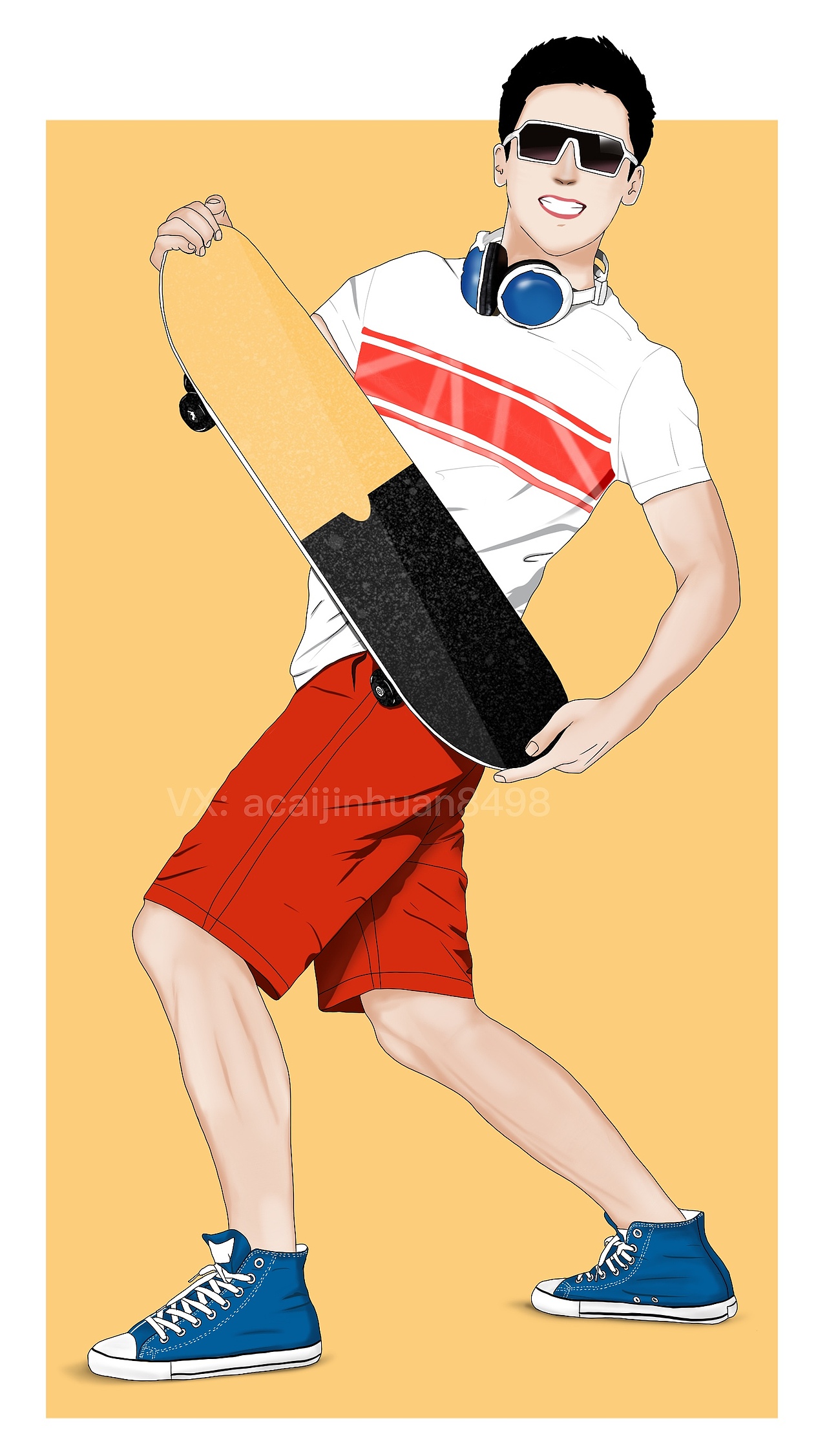 卡通人物全身手绘系列大全