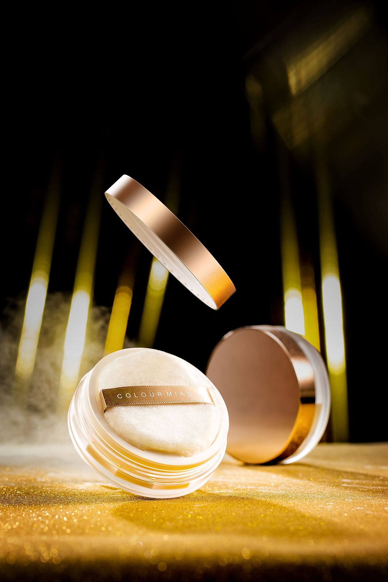 化妆品定妆蜜粉场景图修图