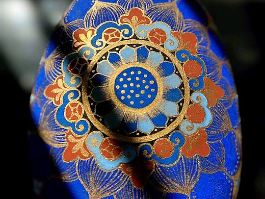 《好運(yùn)蓮蓮》巖彩（個(gè)人主頁-ZNjcxMDMwMjQ=） - 繪畫 - 站酷設(shè)計(jì)師啟偉巖彩原創(chuàng)素材 - 站酷ZCOOL