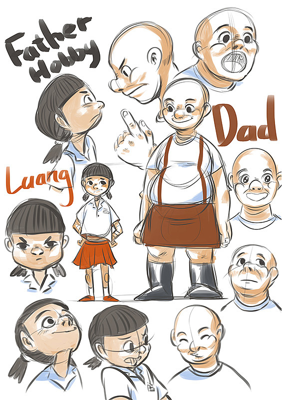 台灣牛肉麵店的漫畫小故事