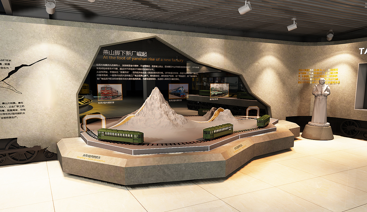 偶尔来一发(某大厅内的展示区)