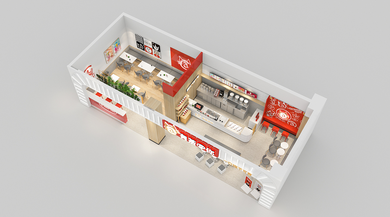 有茶@你-餐饮空间设计（图ZMjcyMjU5MzA4） - 酒店餐饮设计 - 站酷设计师白洞设计原创素材 - 站酷ZCOOL