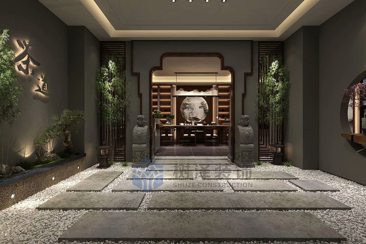 茶馆（图ZMTEyMDIyNTk2） - 家装设计 - 站酷设计师树泽空间设计原创素材 - 站酷ZCOOL