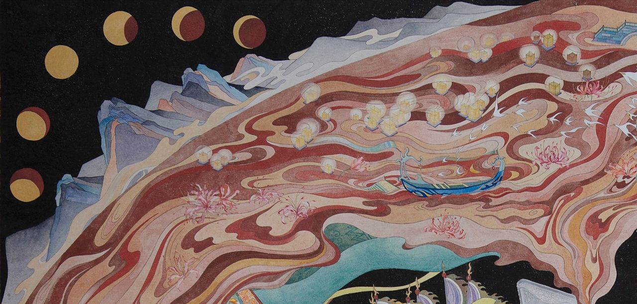 楚辞《九歌·国殇》（图ZMzQyNTE5MjU2） - 艺术插画 - 站酷设计师绯靥原创素材 - 站酷ZCOOL