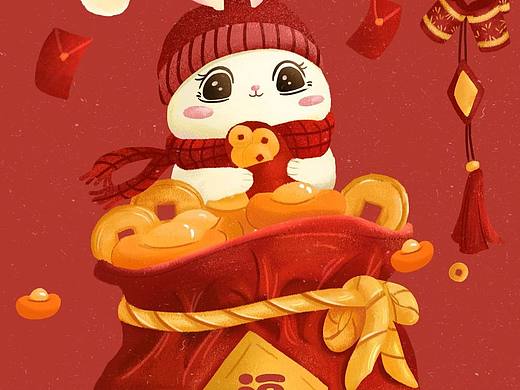 新年兔子封面