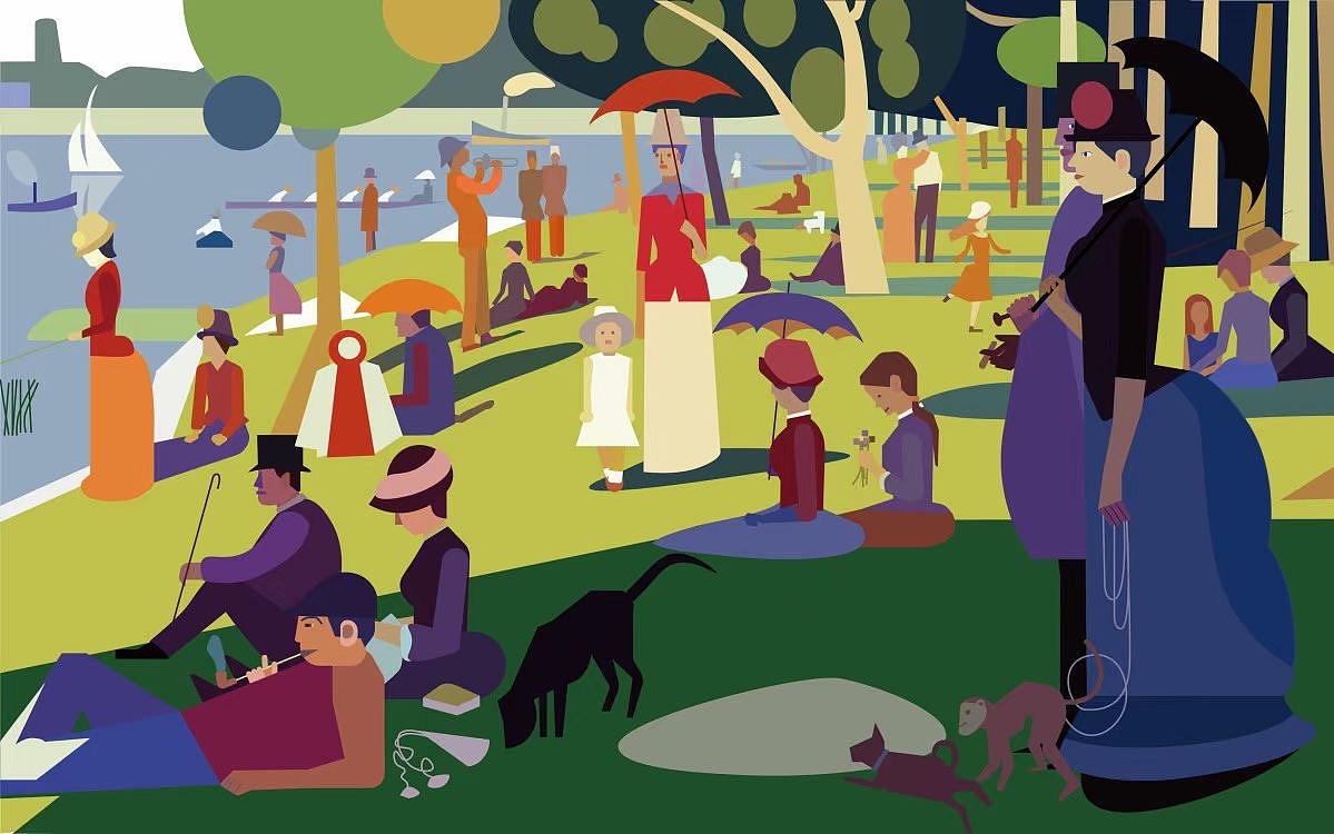 大碗岛的星期天下午