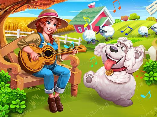 欧美Q版（个人主页-ZNDQzOTU1MDA=） - 游戏原画 - 站酷设计师Starry阿欣原创素材 - 站酷ZCOOL