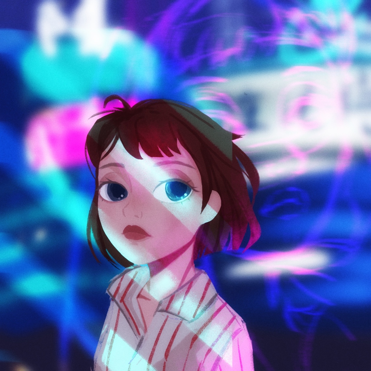 给朋友画头像 （1）（图ZMjA2NTcwNzA4） - 儿童插画 - 站酷设计师环环子原创素材 - 站酷ZCOOL