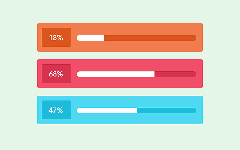 质感进度条临摹