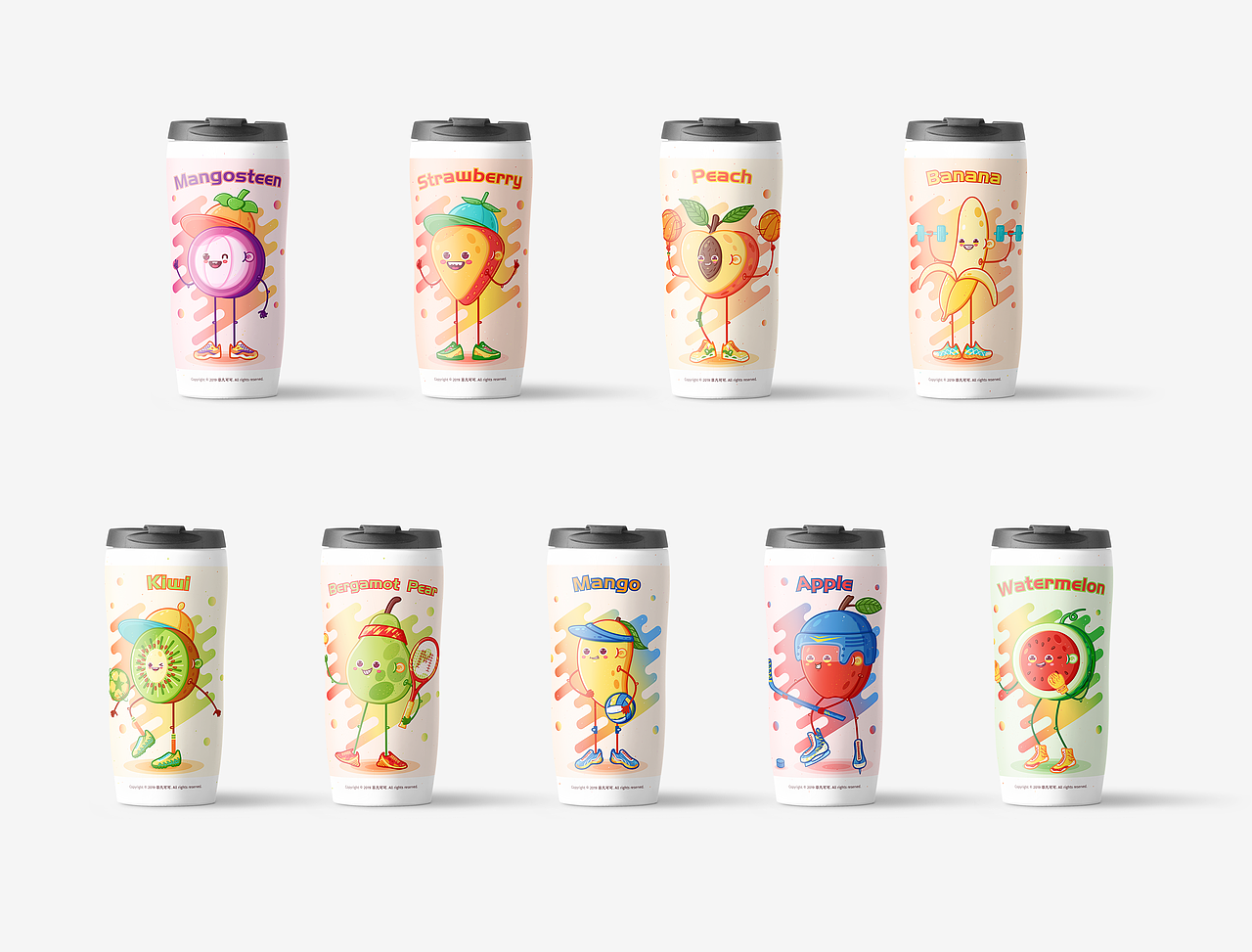 萌萌哒又活力十足的水果们（图ZMTU2MzQ5MjYw） - 商业插画 - 站酷设计师草凡Grace原创素材 - 站酷ZCOOL