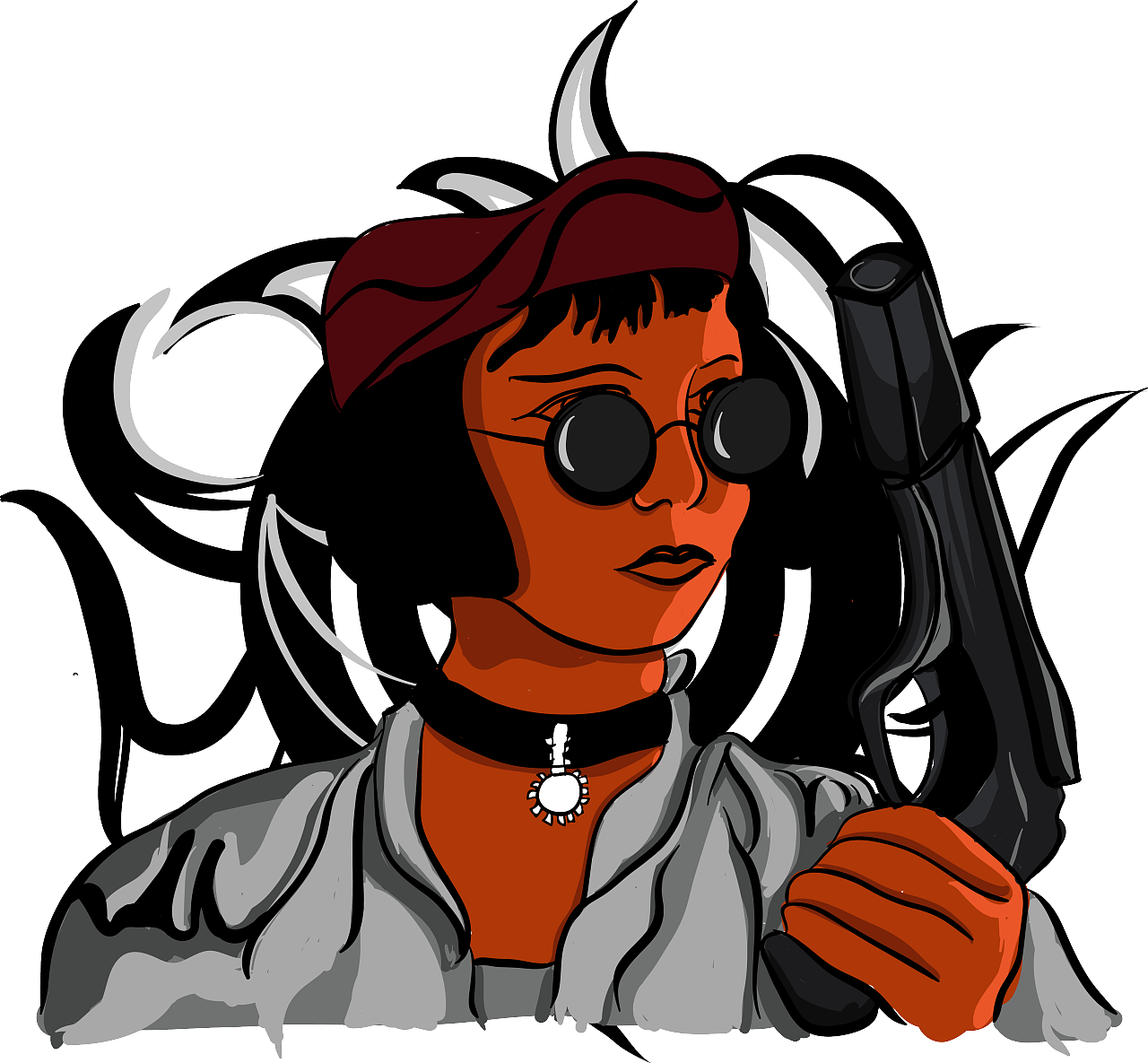 这个杀手不太冷|插画|商业插画|凉城不忧伤 - 原创作品 - 站酷 (zcool