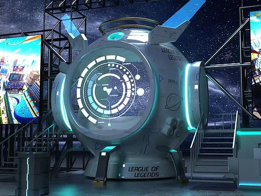 第九届英雄联盟全国高校总决赛-舞美