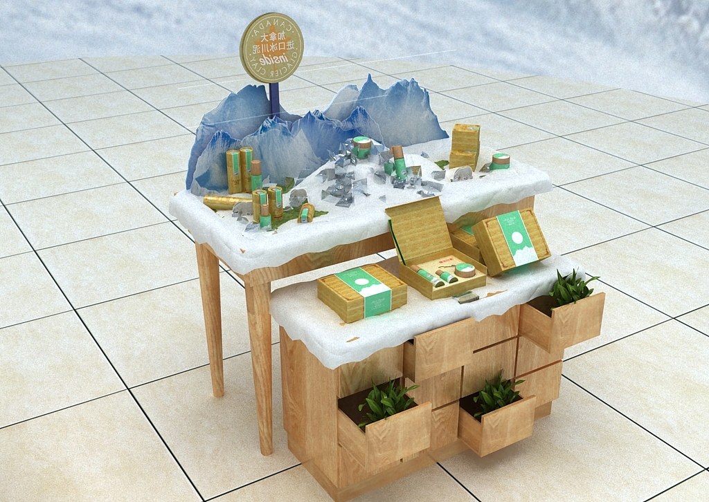 膜法世家新品情景展示陈列