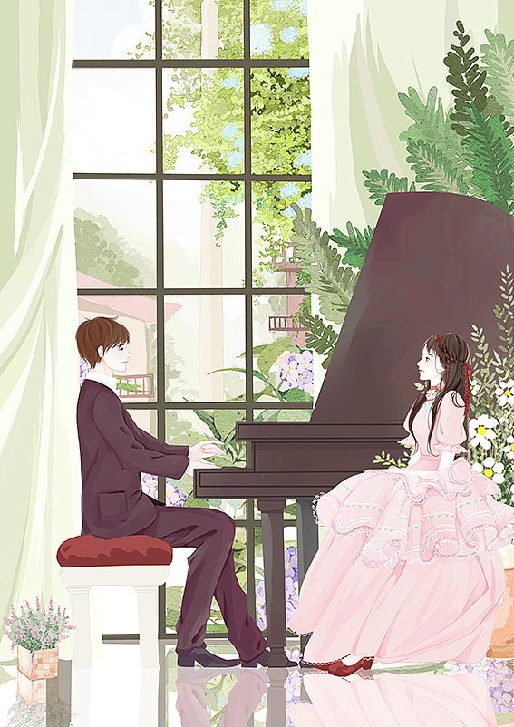 和你（图ZODAzMzE5NzY=） - 商业插画 - 站酷设计师小石头1125原创素材 - 站酷ZCOOL