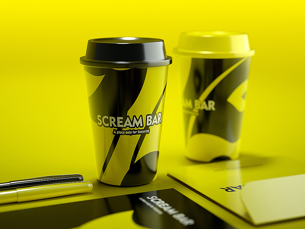 “尖叫吧”品牌LOGO设计（图ZNjczMTUxNTI=） - 品牌 - 站酷设计师AOCHDA奥创原创素材 - 站酷ZCOOL