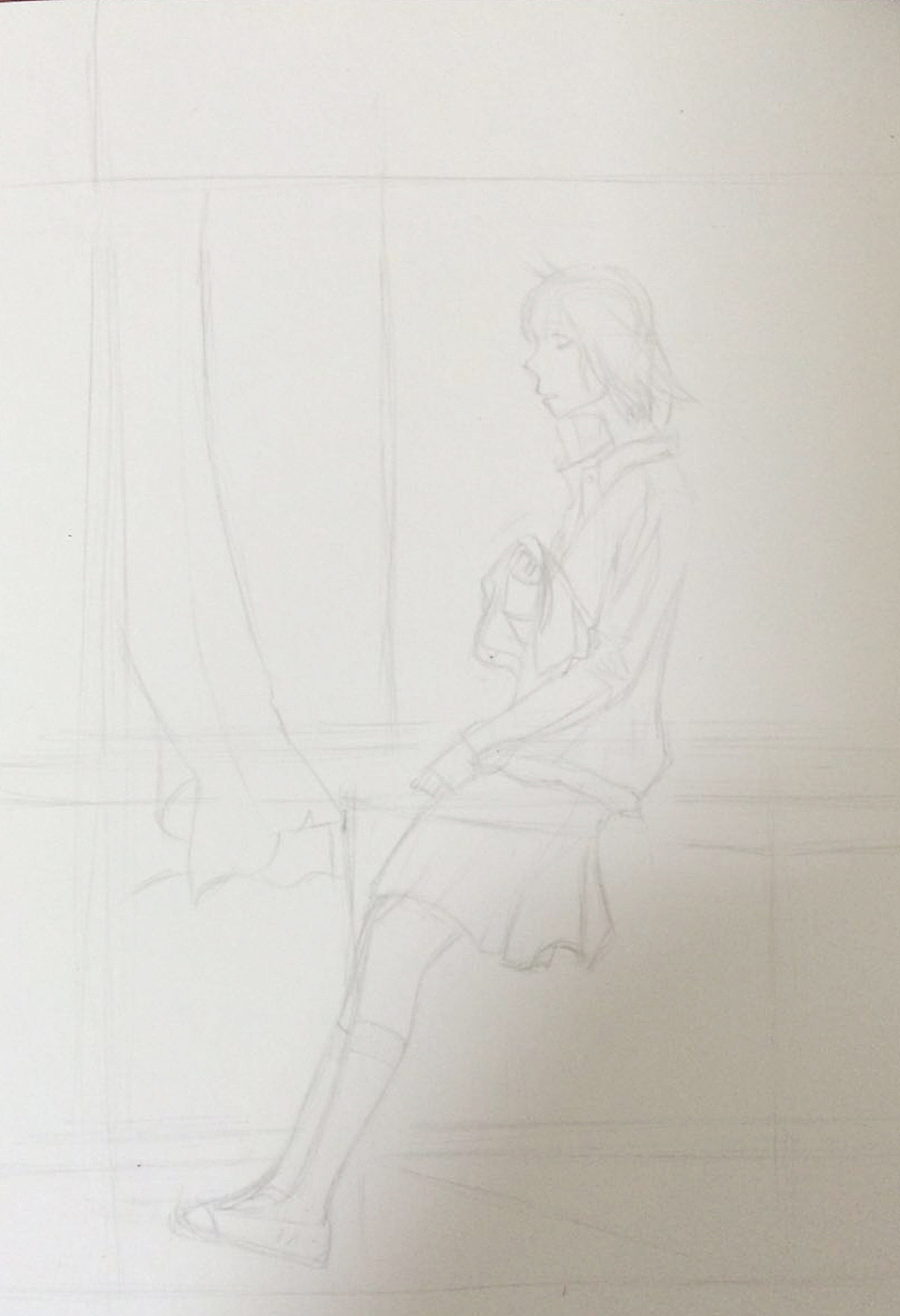 八步手绘动漫人物