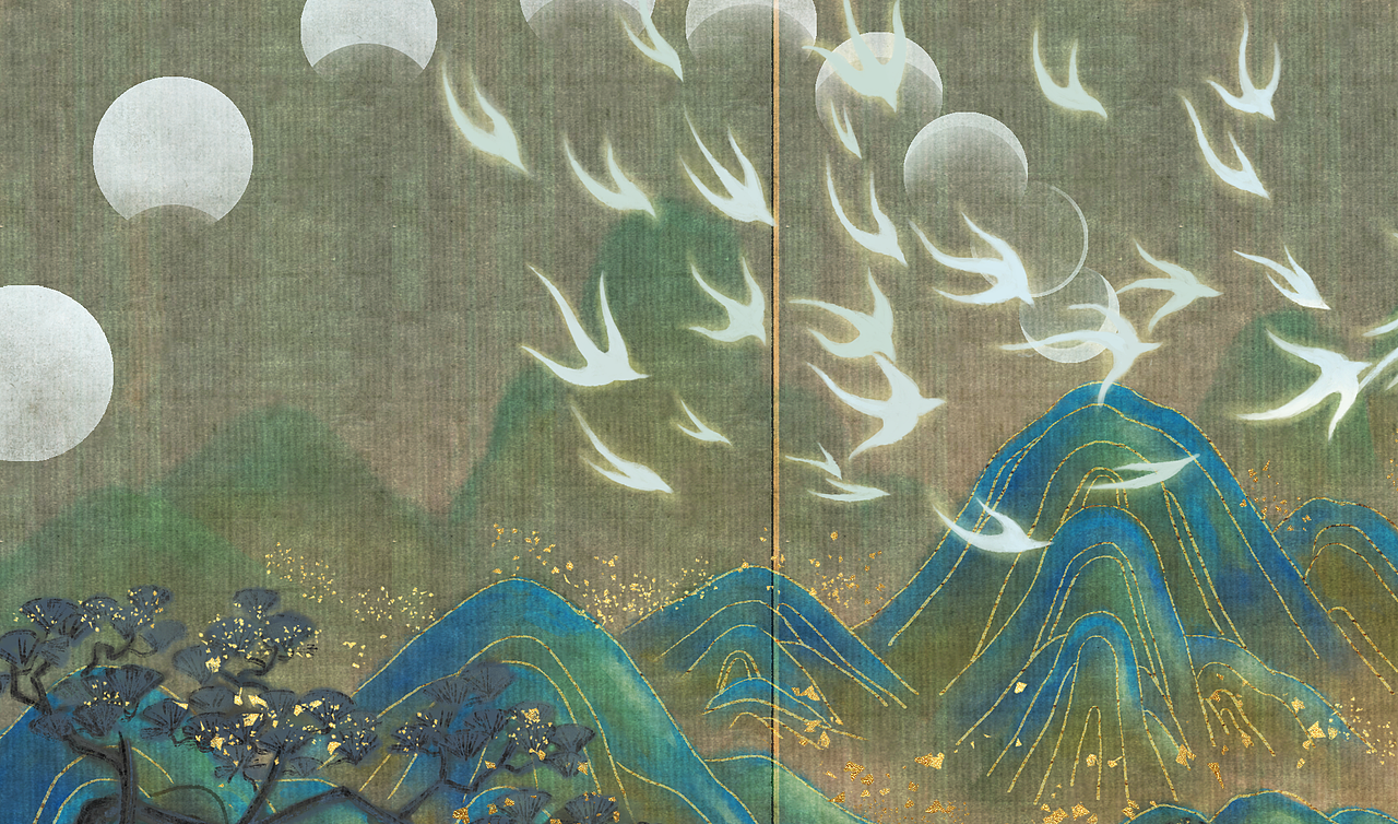 屏风-光鸟（图ZMjc3NTg5MTA0） - 创作习作 - 站酷设计师四夕www原创素材 - 站酷ZCOOL