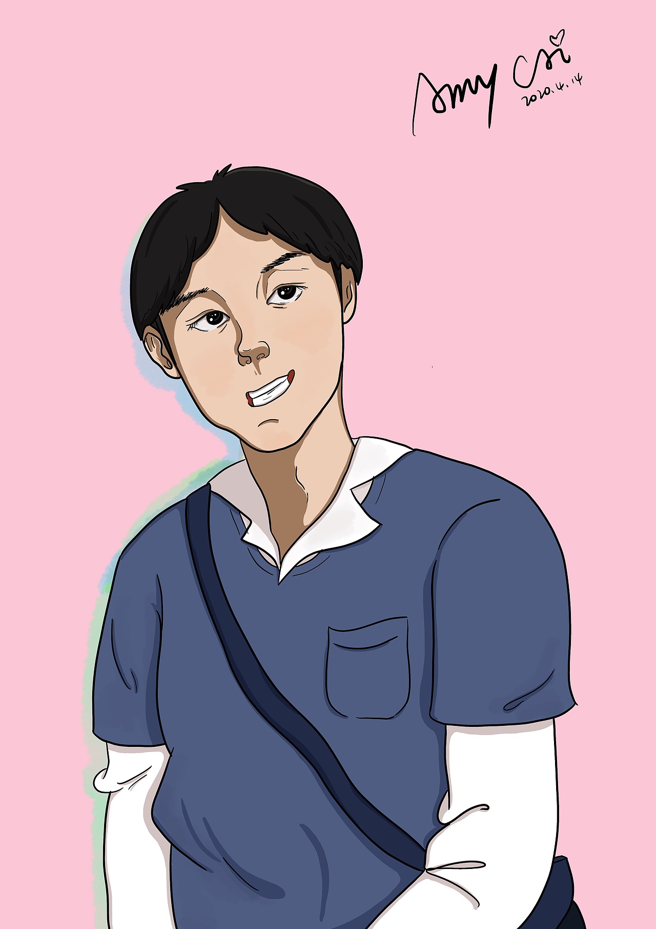 人物插画练习/风格探索（图ZMjA2MTk5NTAw） - 创作习作 - 站酷设计师AmyCAi的猫原创素材 - 站酷ZCOOL
