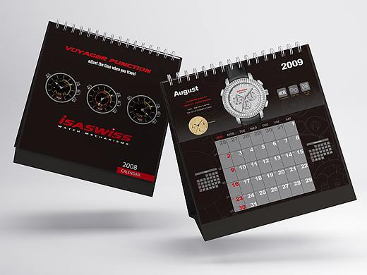 欧美风格-台历设计