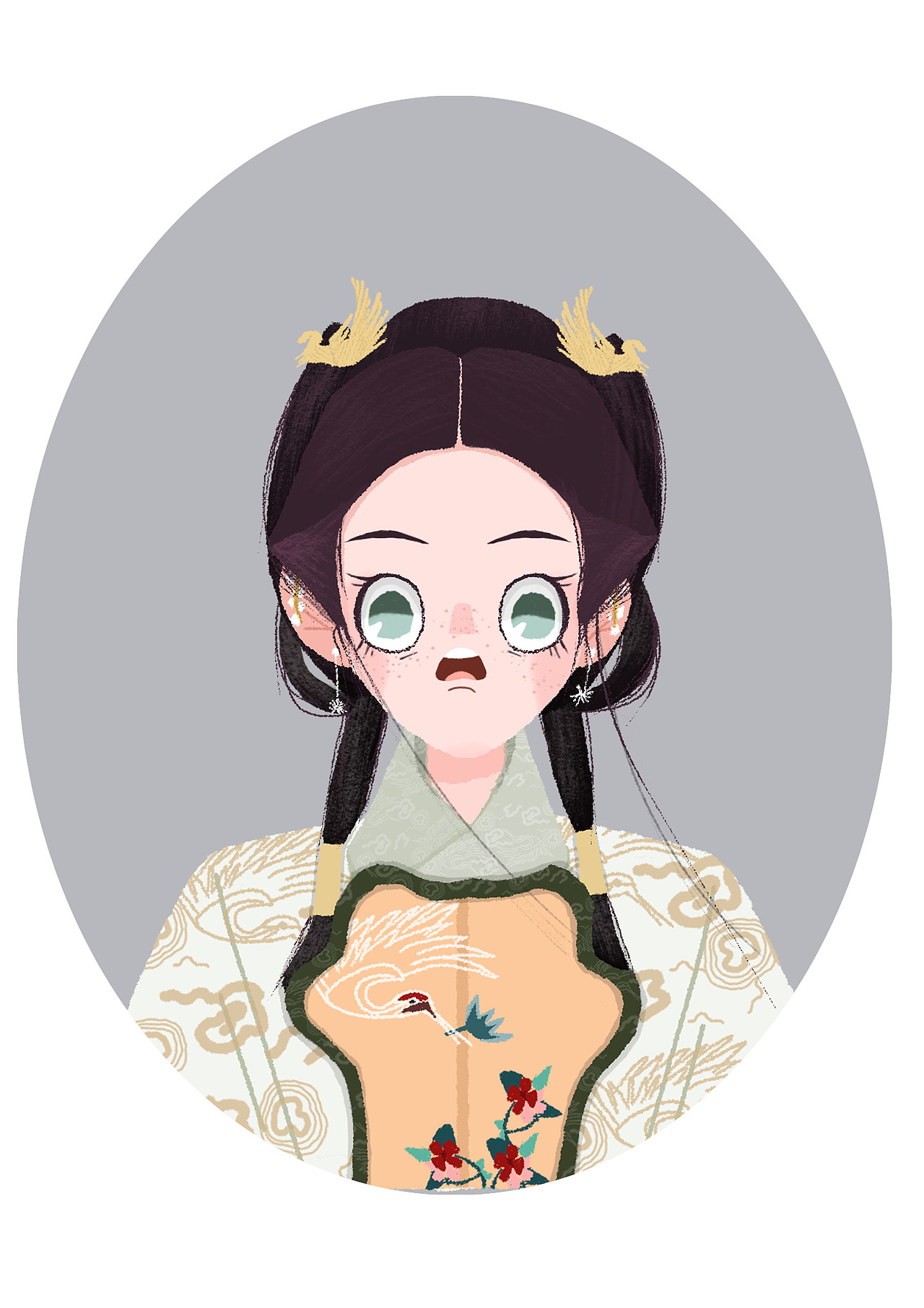 古风插画（图ZMjExOTg4OTky） - 创作习作 - 站酷设计师羊羊四月原创素材 - 站酷ZCOOL
